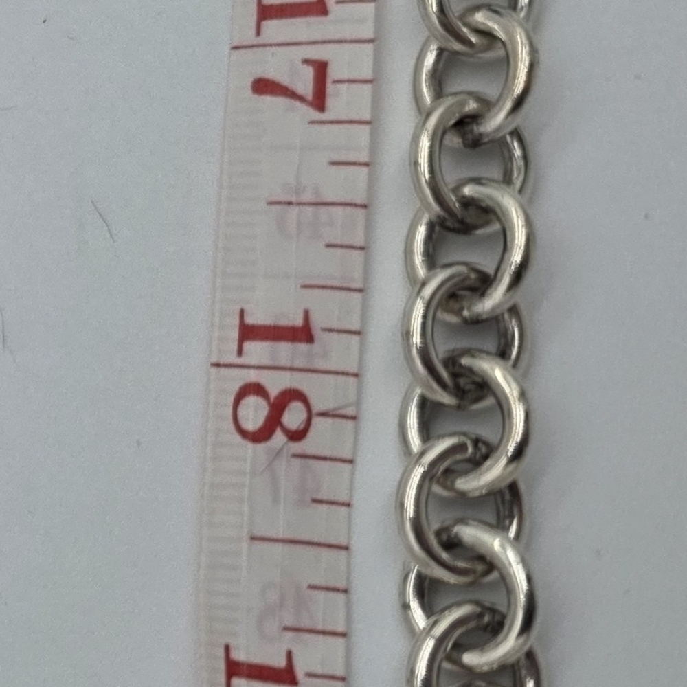 Tiffany & Co. Silver Heart Tag Necklace With Extra Charm 20in - Picture 8 of 8